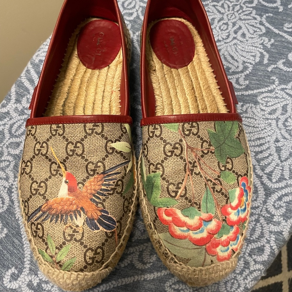 Gucci espadrilles size 9.5 pre-owned